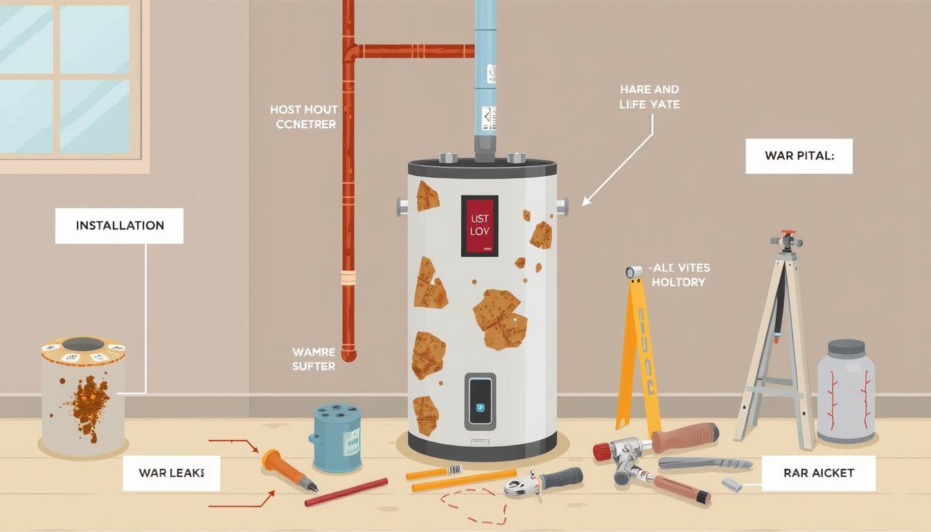 average life of hot water heater