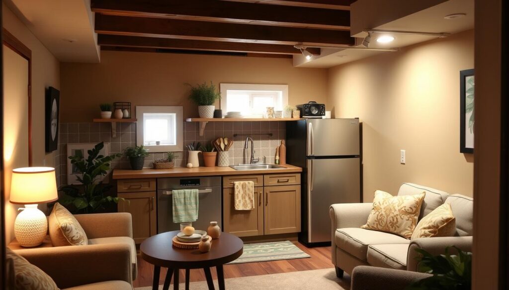 basement kitchen color ideas