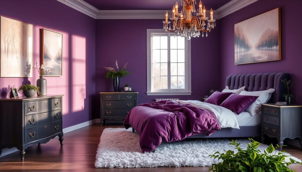 purple bedroom ideas