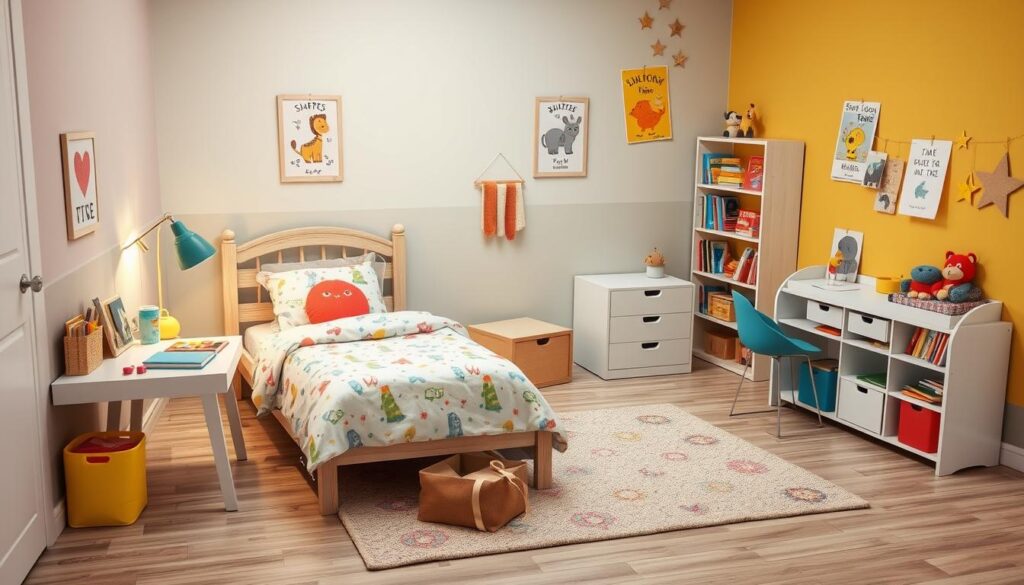 kids bedroom layout