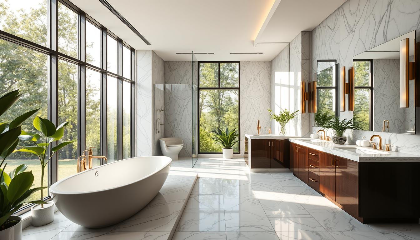 luxury master bathroom