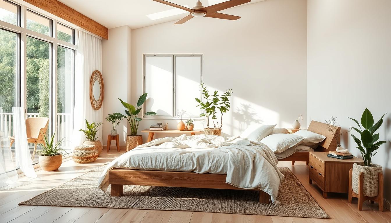 organic modern bedroom