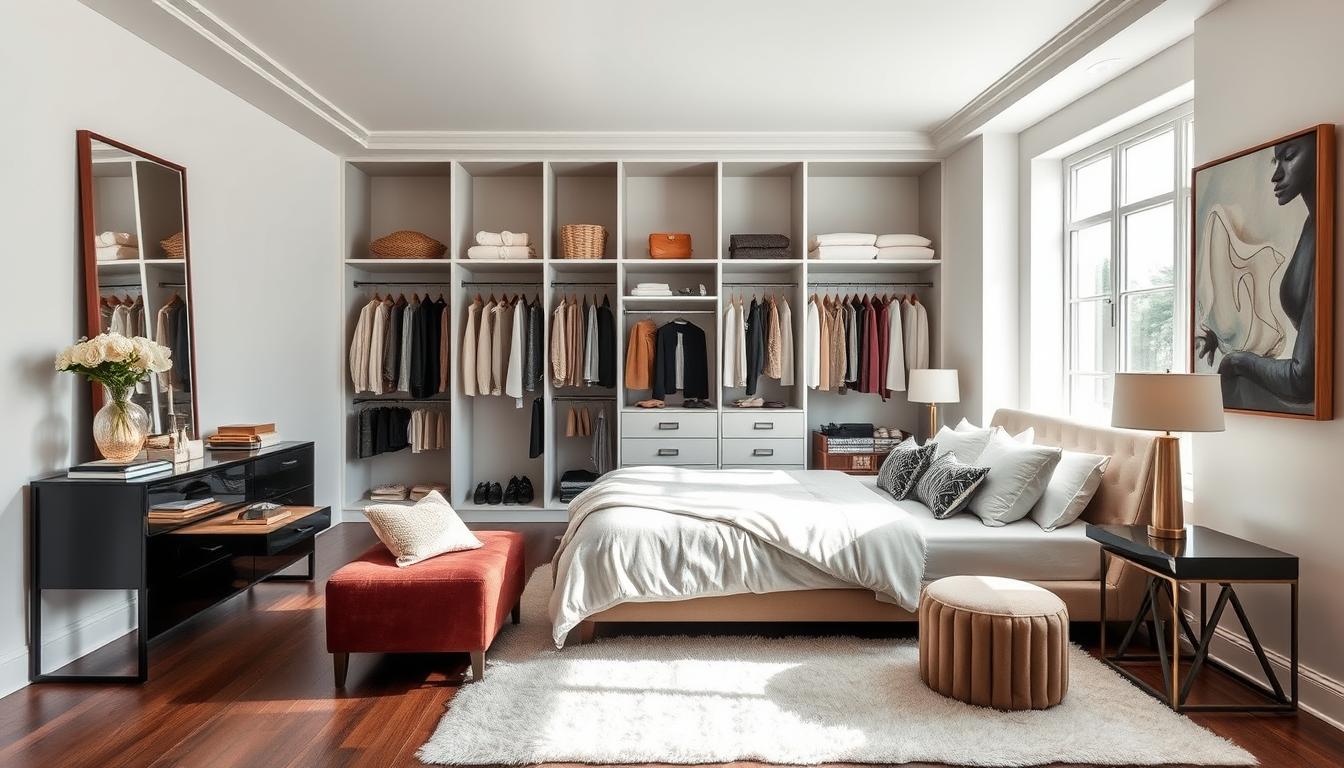 turning a bedroom into a closet