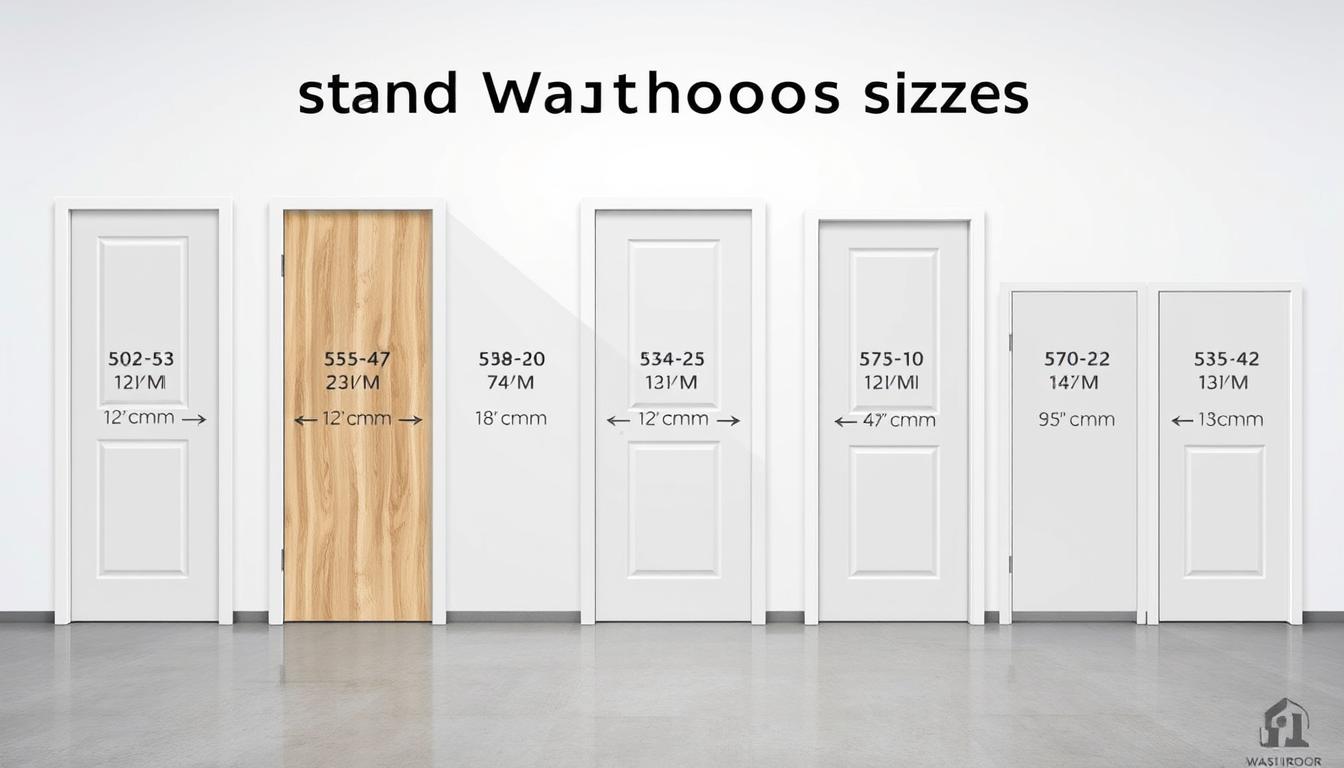 washroom door size