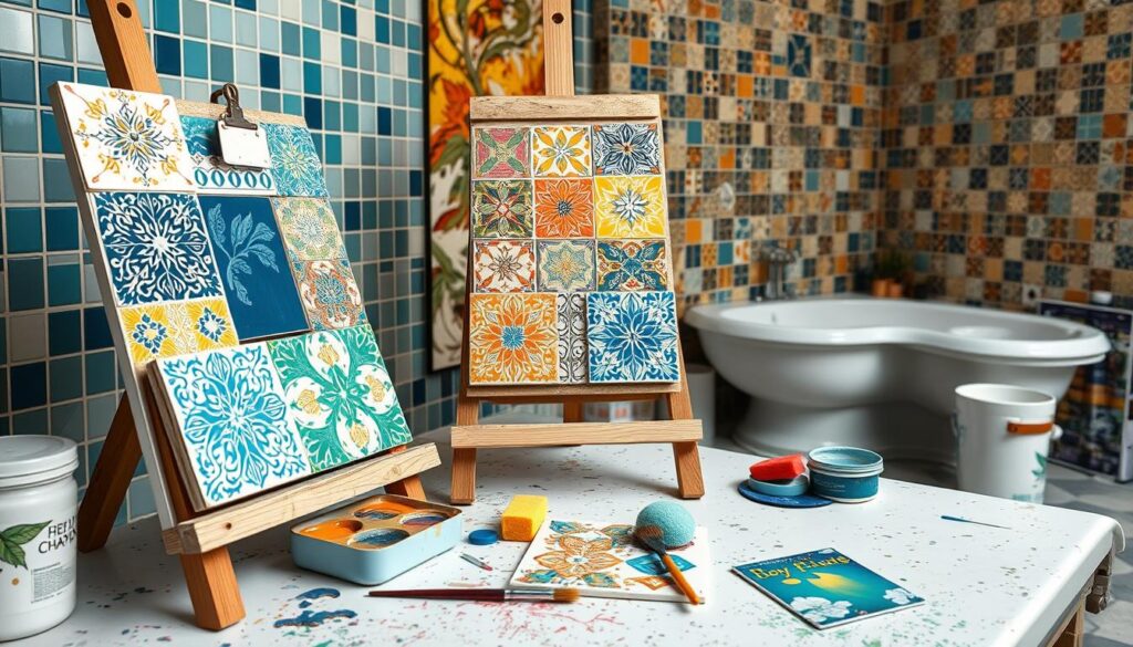 tile painting techniques